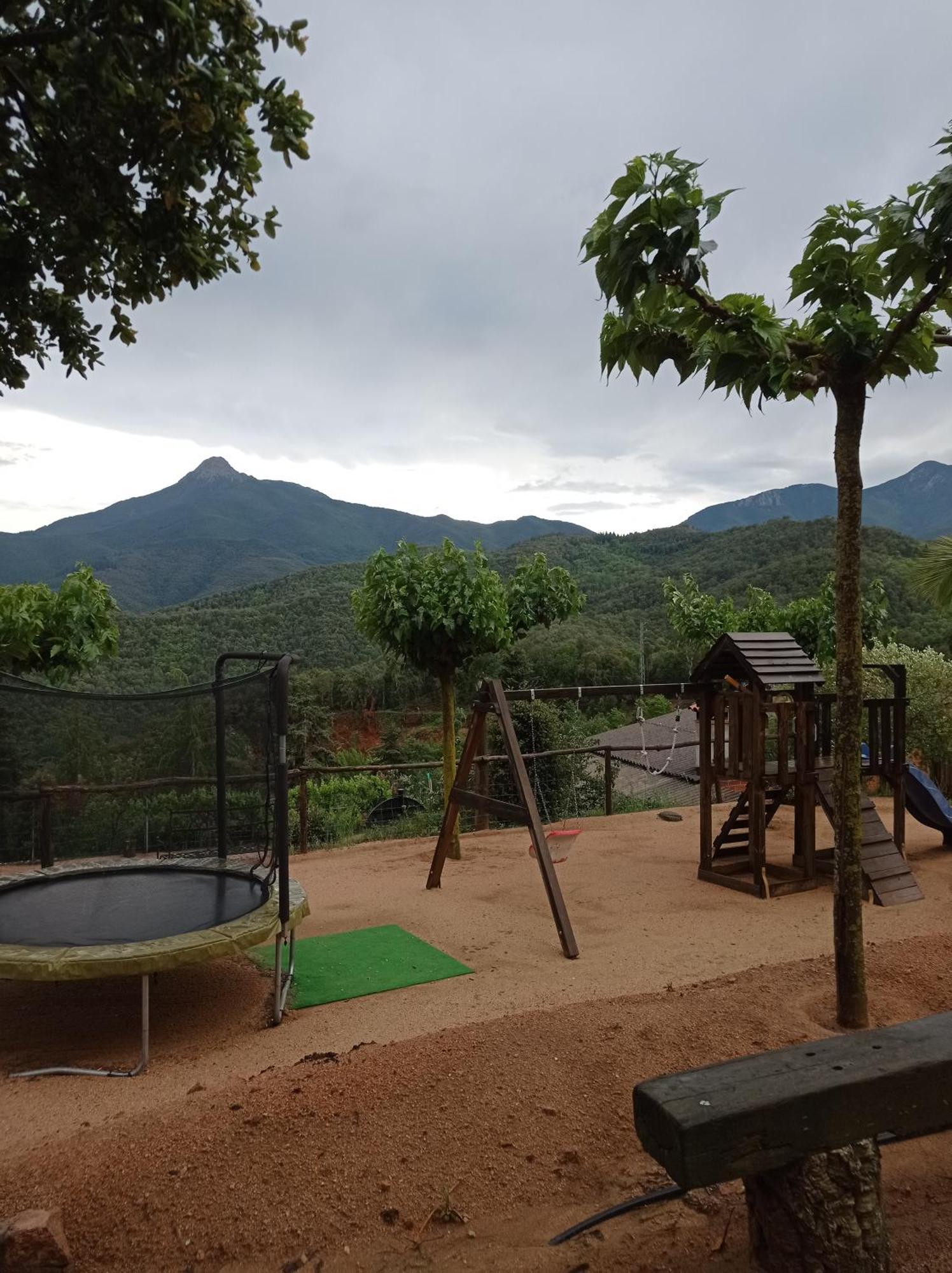 Apartamento Con Jardin, Barbacoa Y Piscina En Pleno Montseny Mas Romeu Turisme Rural Pension Arbúcies Buitenkant foto